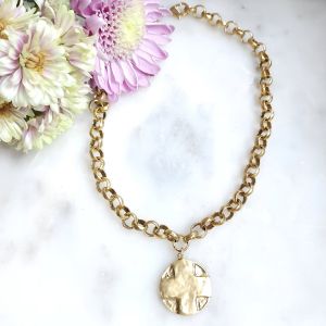 Lord's Prayer Chain Link Necklace