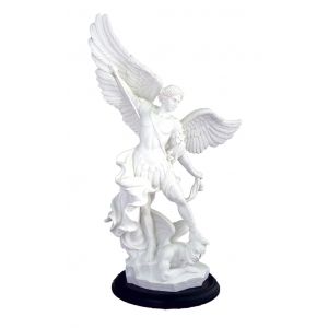 Saint Michael Statue on Base