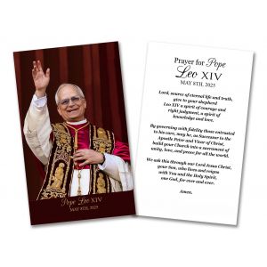 Pope Leo XIV Holy Card
