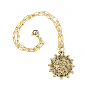 Saint George Medallion Necklace
