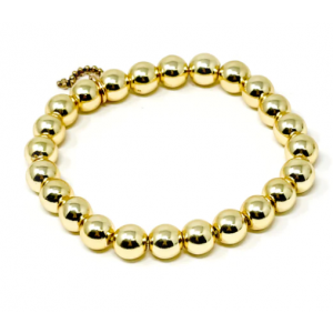 Gold Hematite Classic Stretch Bracelet