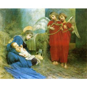 Angels Entertaining the Holy Child Christmas Cards