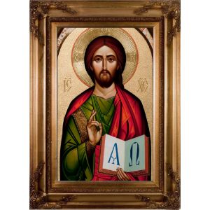 Byzantine Christ 10x16 Wall Plaque