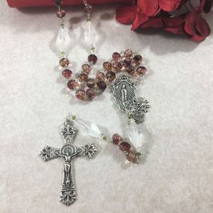 Swarovski Cranberry Rosary