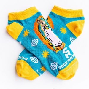 Our Lady of Guadalupe No Show Socks