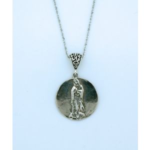 Sterling Our Lady of Guadalupe Necklace