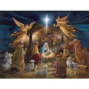 816 The Nativity Christmas Cards