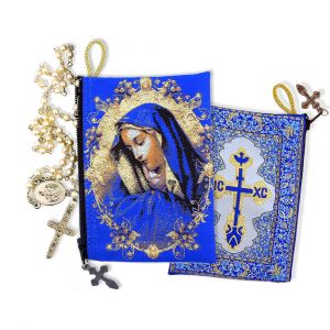 Virgin of Sorrows Tapestry Pouch