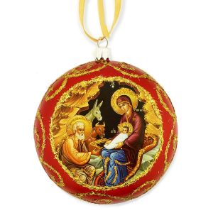 Icon Nativity Ornament
