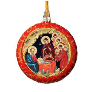 810 Icon of The Nativity Ornament