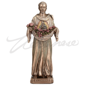 Saint Juan Diego with Tilma Statue