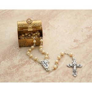Rosary with Tiny Trunk Box
