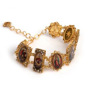Retablo Framed Charm Bracelet