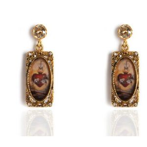 Retablo Framed Charm Earrings